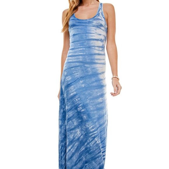 Bully Designer DRESS Tie Dye SUNDRESS Maxi DRESS Racerback DRESS Priced CHEAP - Picture 9 of 14